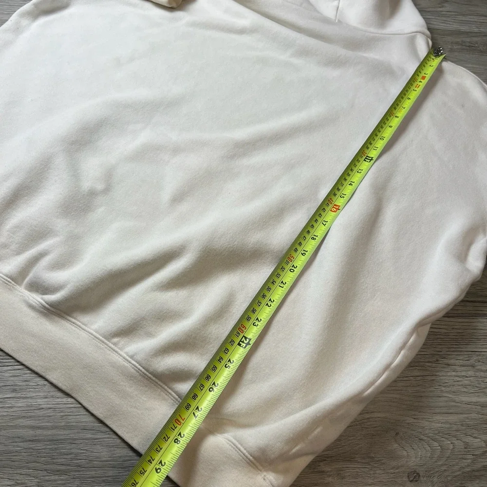 Adidas Hoodie Men 3XL White Vintage 2006 Embroidered Logo Oversized Pullover